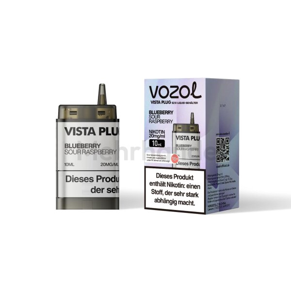 Vozol Vista Plug EZ Pod - Blueberry Sour Raspberry - 10ml