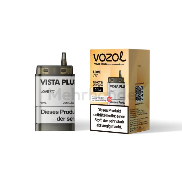 Vozol Vista Plug EZ Pod - Love 777 - 10ml