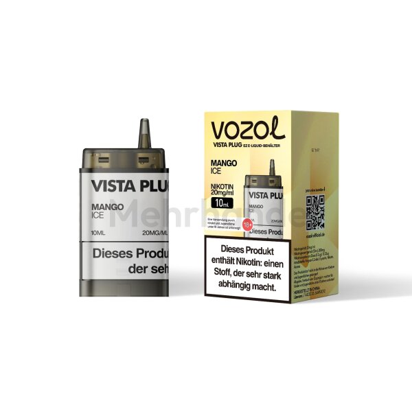 Vozol Vista Plug EZ Pod - Mango Ice - 10ml