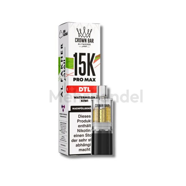 Al Fakher - Pro Max 15K DTL Pod 10ml - Watermelon Kiwi