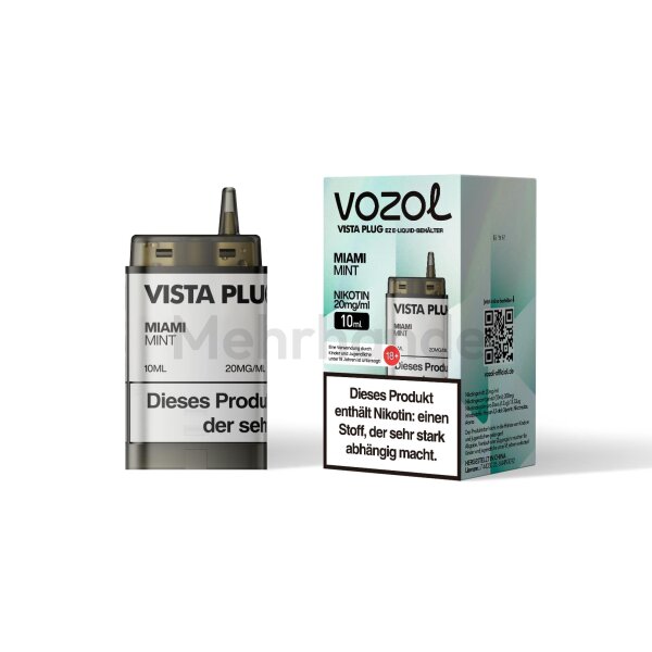 Vozol Vista Plug EZ Pod - Miami Mint - 10ml