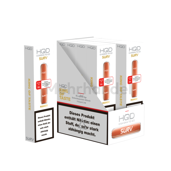 HQD SURV Einweg Vape - Mango - 20 mg/ml