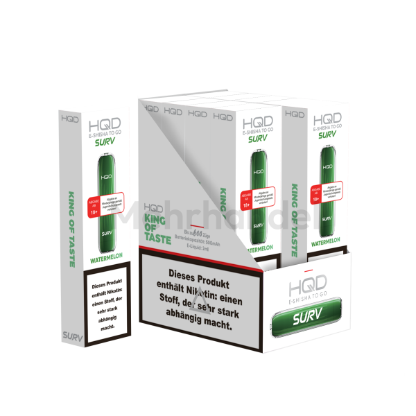 HQD SURV Einweg Vape - Watermelon - 20 mg/ml