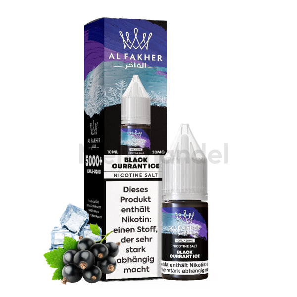 Al Fakher Liquid - Blackcurrant Ice 20 mg/ml