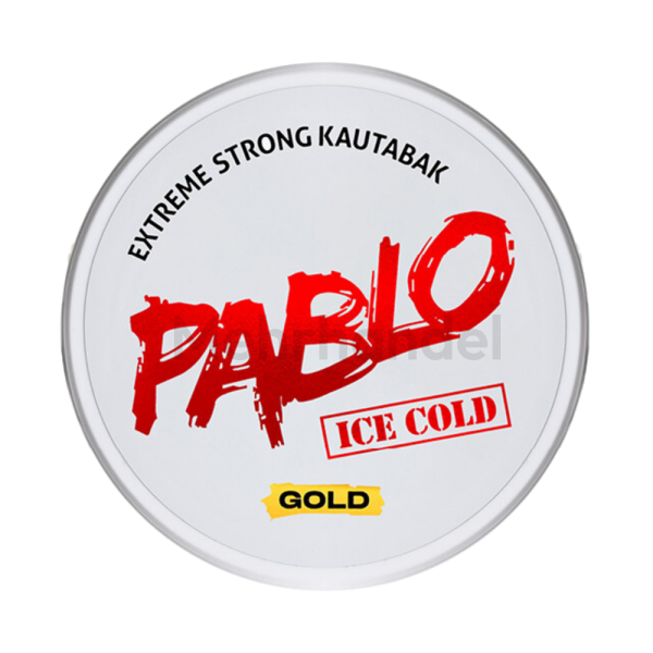PABLO 10x - GOLD ICE COLD 3.0 - Extreme Strong Chewing Bags