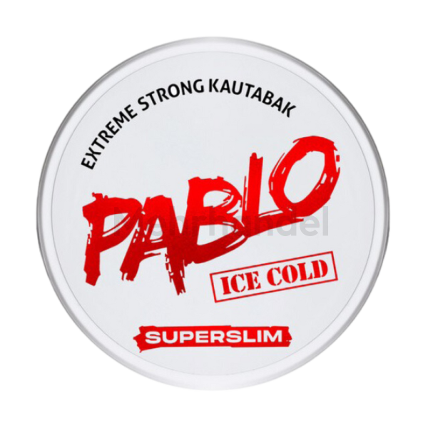 PABLO 10x - SUPERSLIM ICE COLD 3.0 - Extreme Strong Chewing Bags