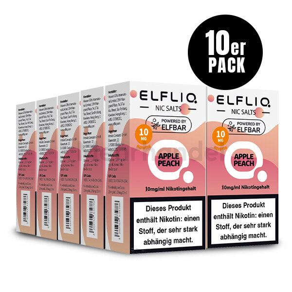 ELFBAR Elfliq Liquid - Apple Peach - 10mg/ml