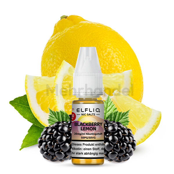 ELFBAR Elfliq Liquid - Blackberry Lemon - 20mg/ml