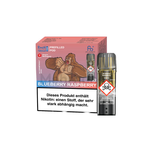 RandM Tornado Pods - Blueberry Raspberry - 2er