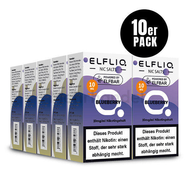 ELFBAR Elfliq Liquid - Blueberry - 10mg/ml