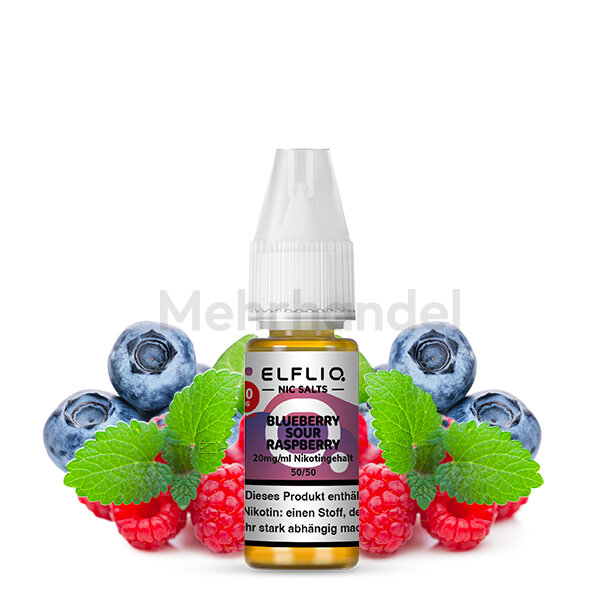 ELFBAR Elfliq Liquid - Blueberry Sour Raspberry - 20mg/ml
