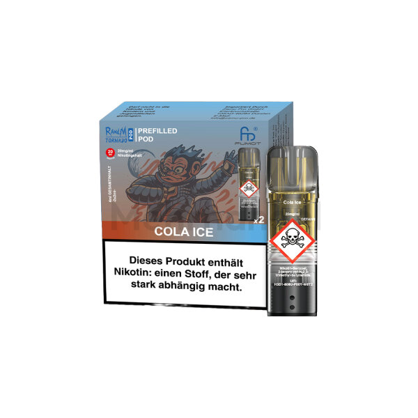 RandM Tornado Pods - Cola Ice - 2er