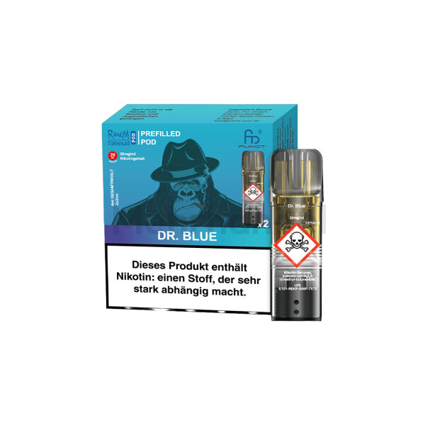 RandM Tornado Pods - Dr. Blue - 2er