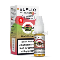 ELFBAR Elfliq Liquid - Kiwi Passion Fruit Guava - 20mg/ml