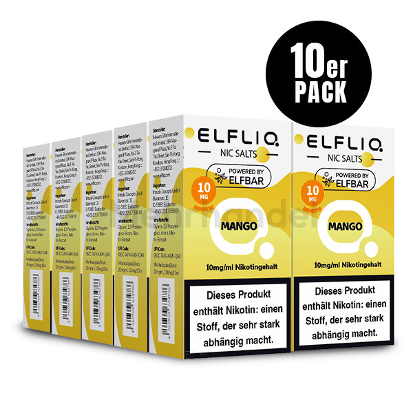 ELFBAR Elfliq Liquid - Mango - 10mg/ml