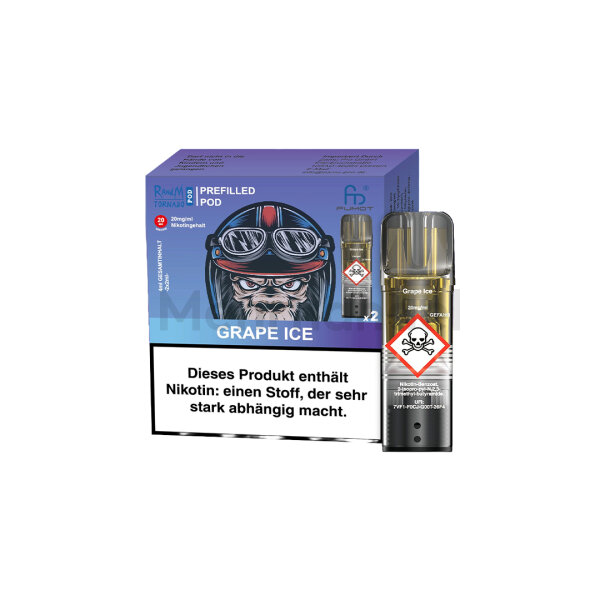 RandM Tornado Pods - Grape Ice - 2er