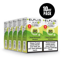 ELFBAR Elfliq Liquid - Sour Apple - 20mg/ml