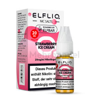 ELFBAR Elfliq Liquid - Strawberry Ice Cream - 20mg/ml