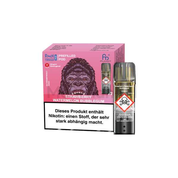RandM Tornado Pods - Strawberry Watermelon Bubblegum - 2er
