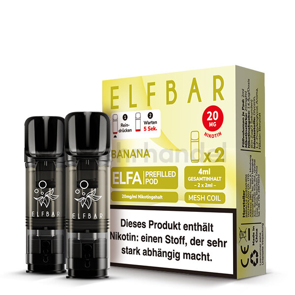 Elfbar Elfa Pods - Banane - 2er