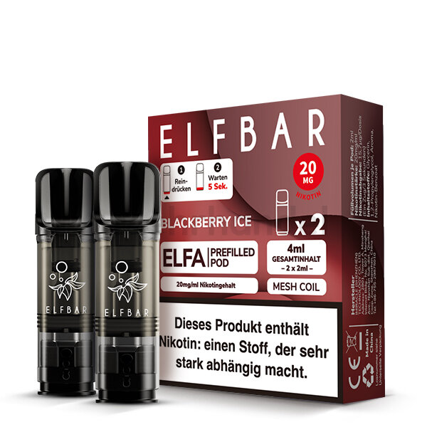 Elfbar Elfa Pods - Blackberry Ice - 2er