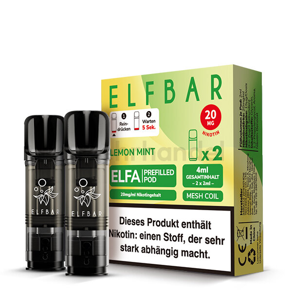 Elfbar Elfa Pods - Lemon Mint - 2er