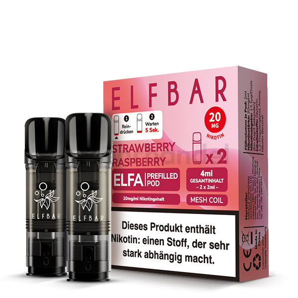 Elfbar Elfa Pods - Strawberry Raspberry - 2er