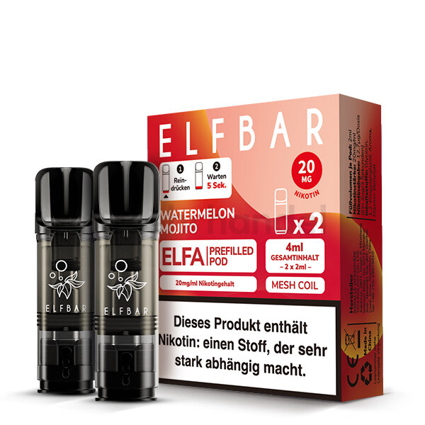 Elfbar Elfa Pods - Watermelon Mojito - 2er