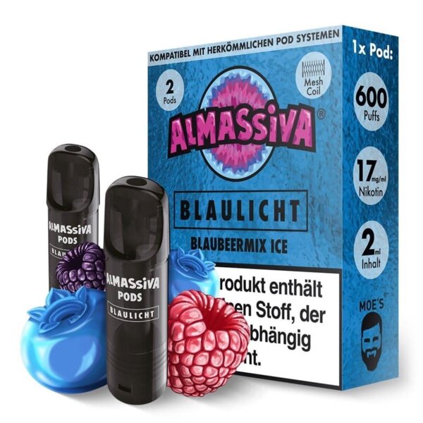 Al Massiva Pods - Blaulicht - 2er