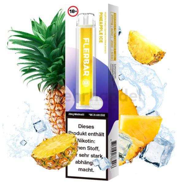 Flerbar Einweg Vape - Pineapple Ice - 20 mg/ml