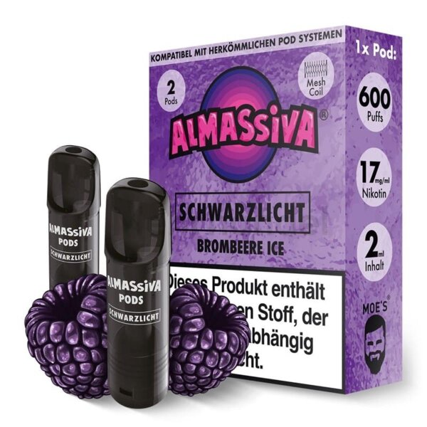 Al Massiva Pods - Schwarzlicht - 2er