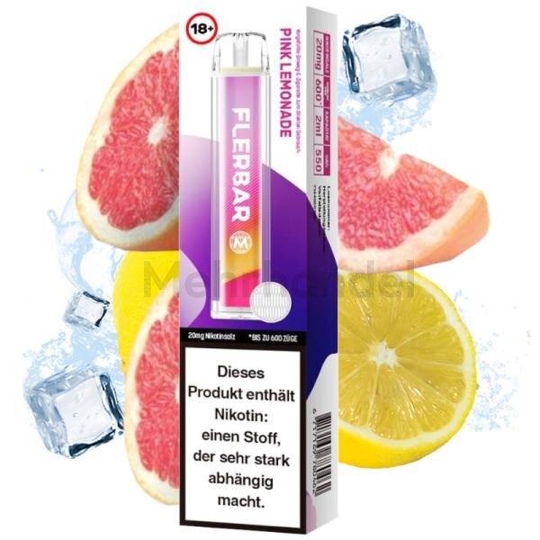 Flerbar Einweg Vape - Pink Lemonade - 20 mg/ml