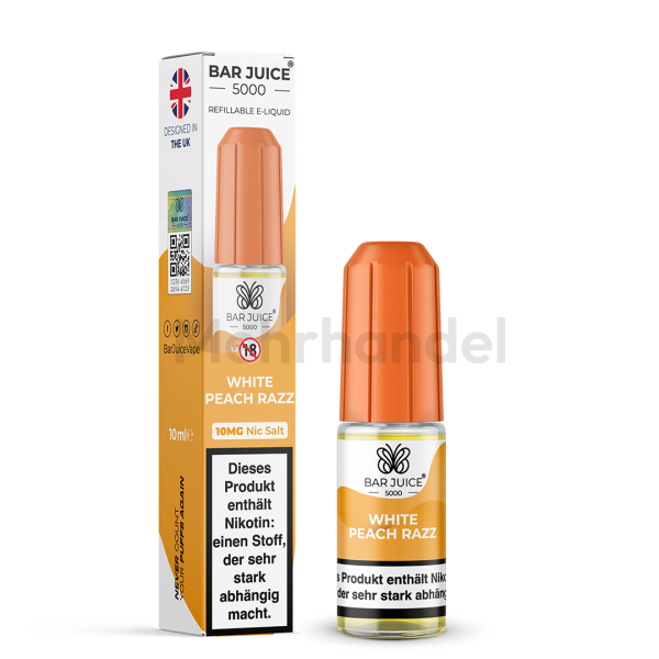 Bar Juice 5000 – White Peach Razz – 10mg/ml