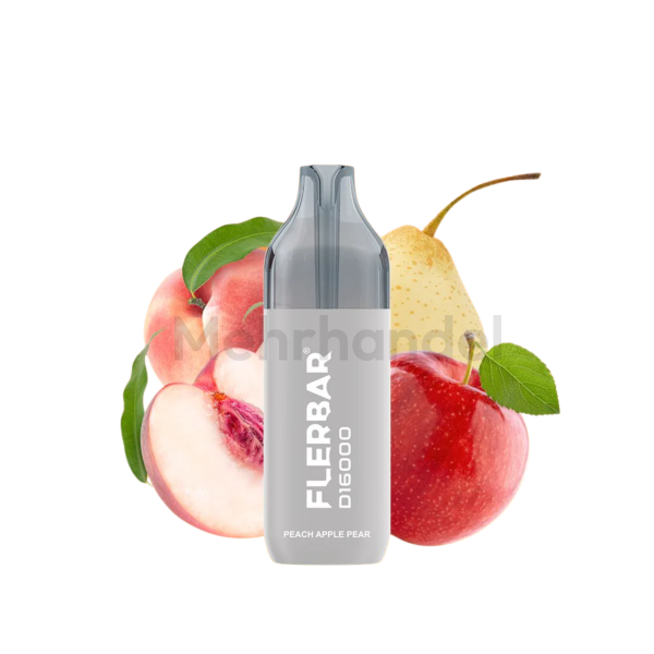 Flerbar D16000 – Peach Apple Pear – 2ml + 10ml