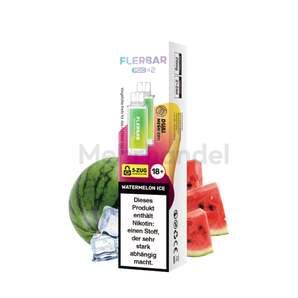 Flerbar Pods - Watermelon Ice - 2er