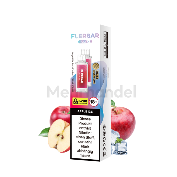 Flerbar Pods - Apple Ice - 2er