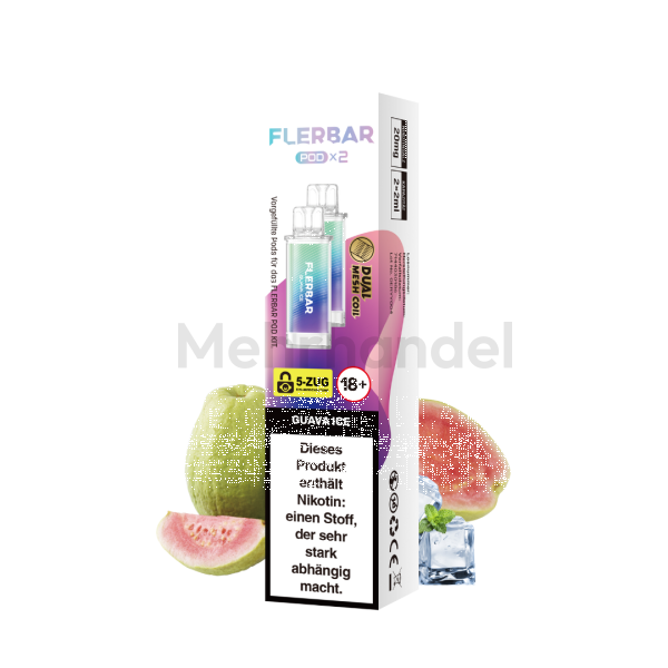 Flerbar Pods - Guava Ice - 2er