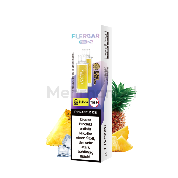 Flerbar Pods - Pineapple Ice - 2er
