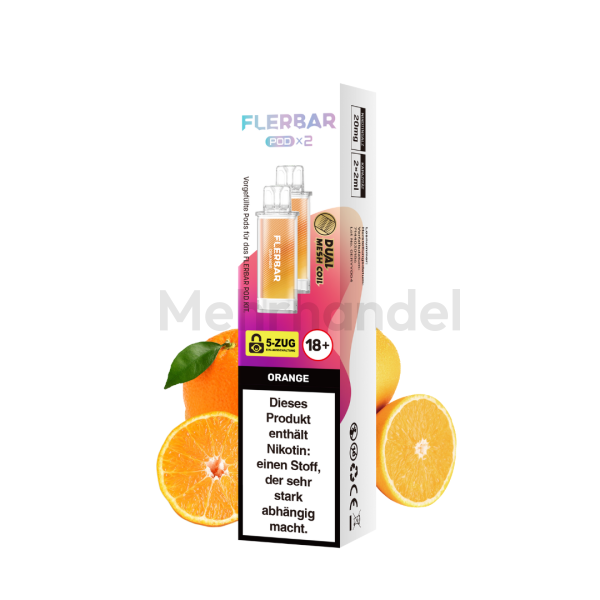 Flerbar Pods - Orange - 2er
