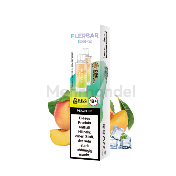 Flerbar Pods - Peach lce - 2er