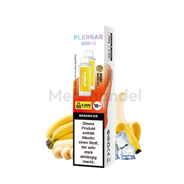 Flerbar Pods - Banana Ice - 2er