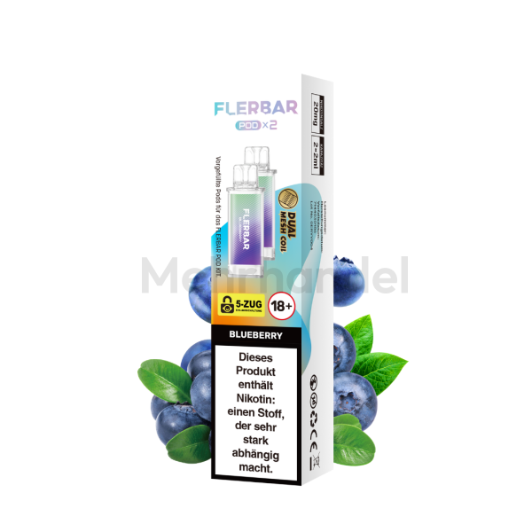 Flerbar Pods - Blueberry - 2er