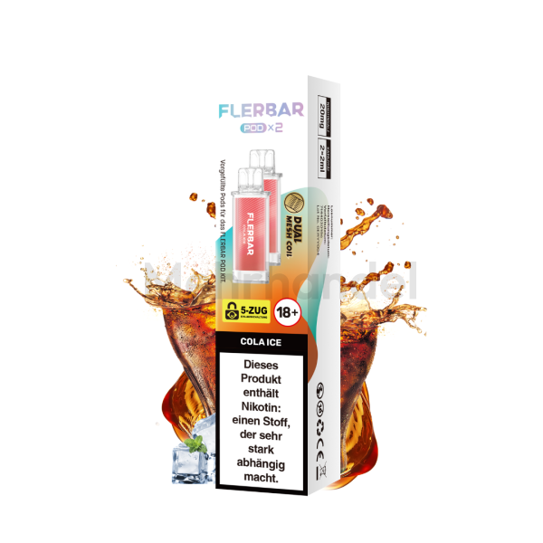 Flerbar Pods - Cola Ice - 2er