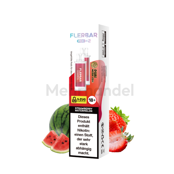 Flerbar Pods - Strawberry Watermelon - 2er