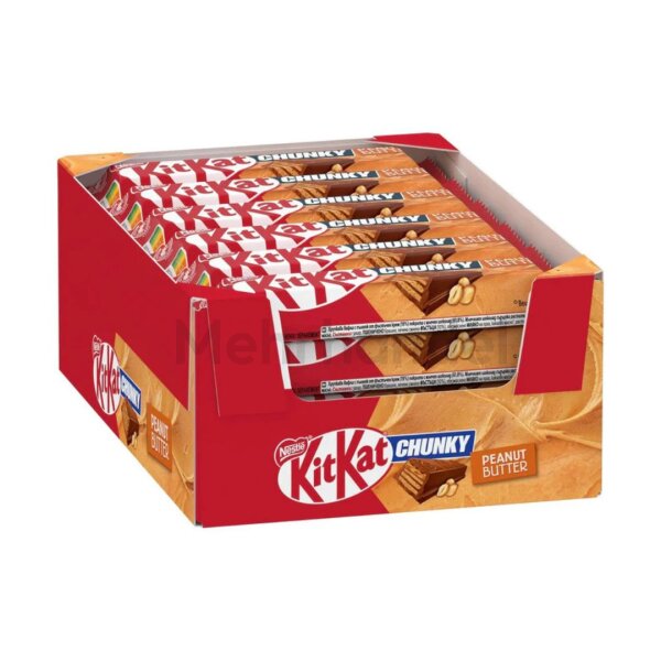 KitKat - Peanut Butter Chunky Riegel - 24x42g