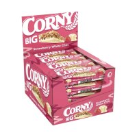 Corny - BIG Strawberry White Chocolate Riegel - 24x50g