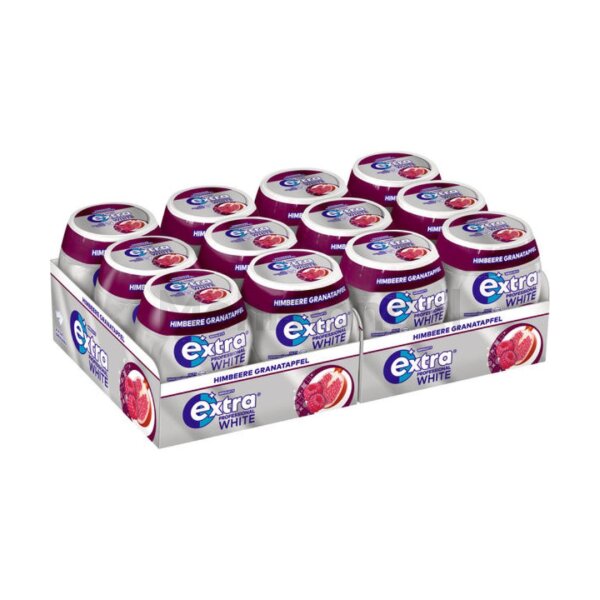 Wrigleys Extra Professional - White Himbeere Granatapfel - 12x70g
