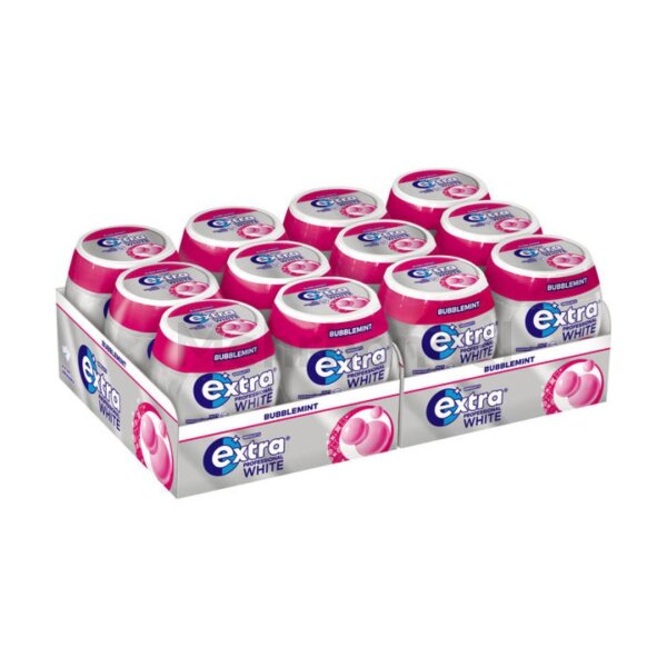 Wrigleys Extra Professional - Fresh White Bubblemint - 12x70g
