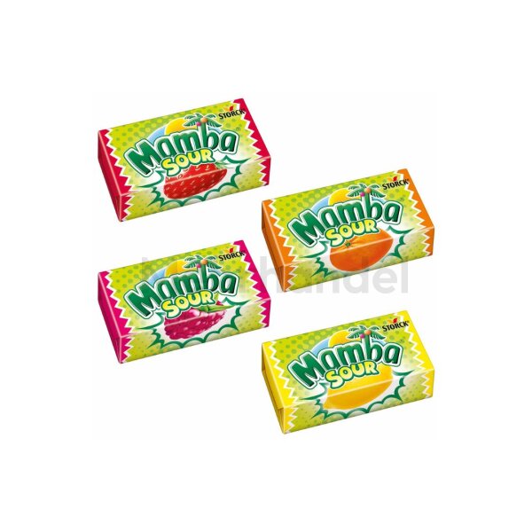 Mamba Kaubonbon - Sour - 24x106g