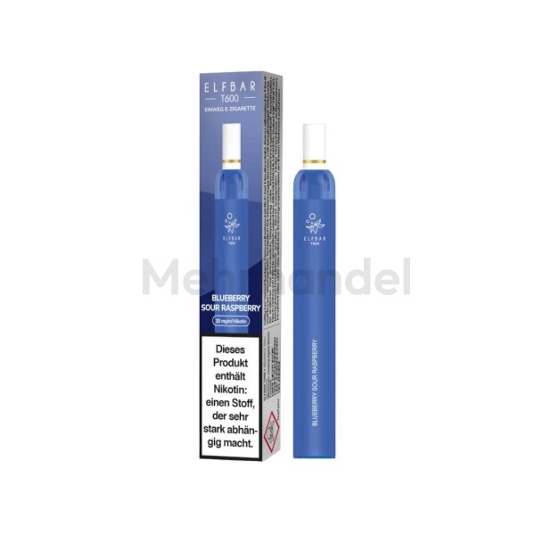 ELFBAR T600 Einweg Vape - Blueberry Sour Raspberry - 20 mg/ml